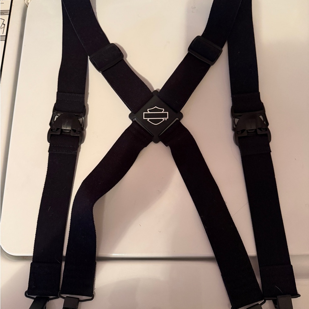 Harley-Davidson Black Suspenders